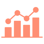 Line and bar graph representing ecommerce audit and insights