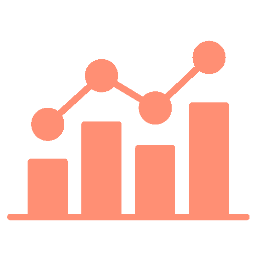 Line and bar graph representing ecommerce audit and insights