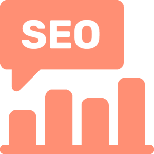 A bar chart representing SEO for ecommerce